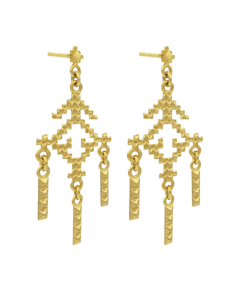 Ayni Earrings - 22k Gold Vermeil