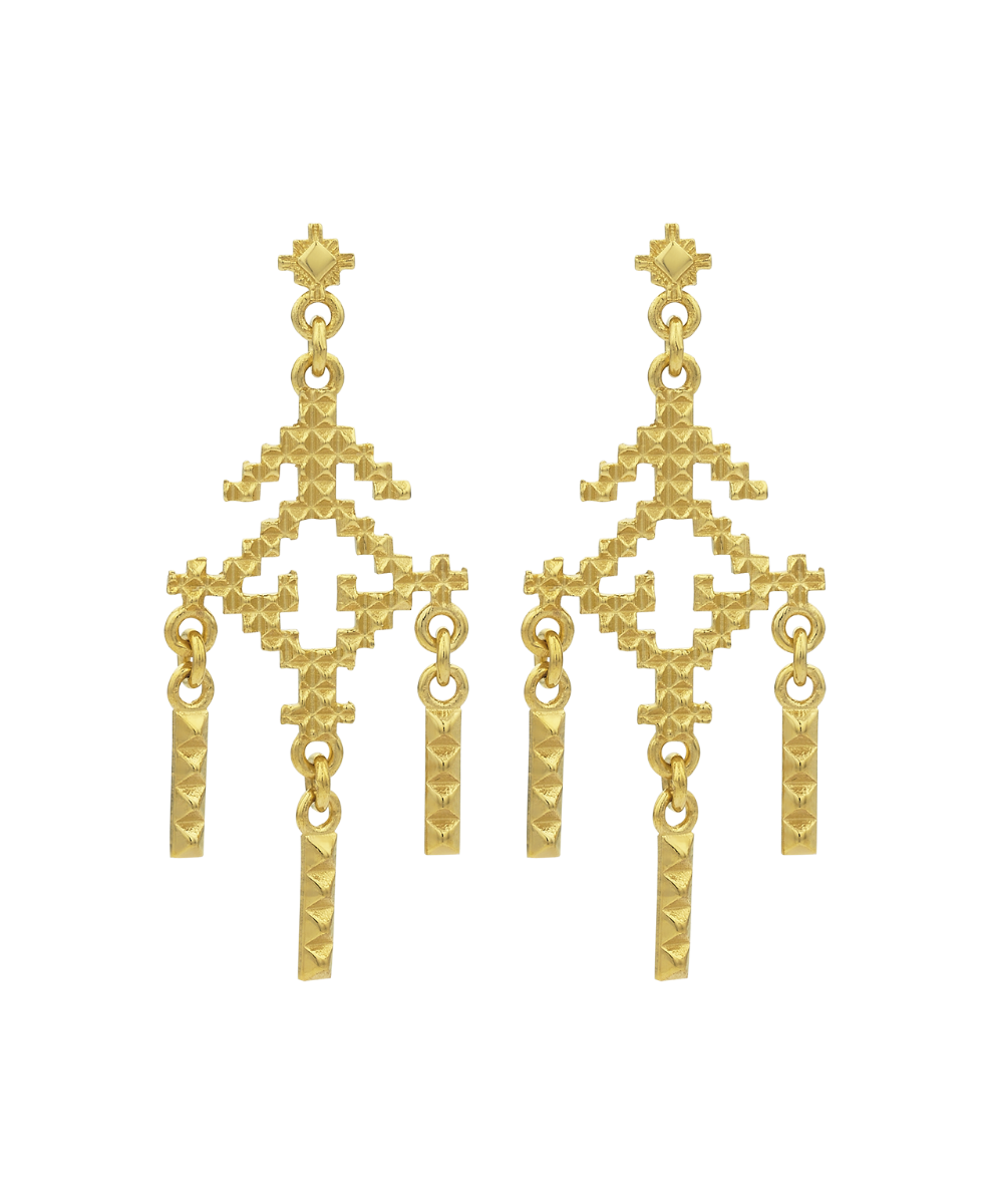 Ayni Earrings - 22k Gold Vermeil