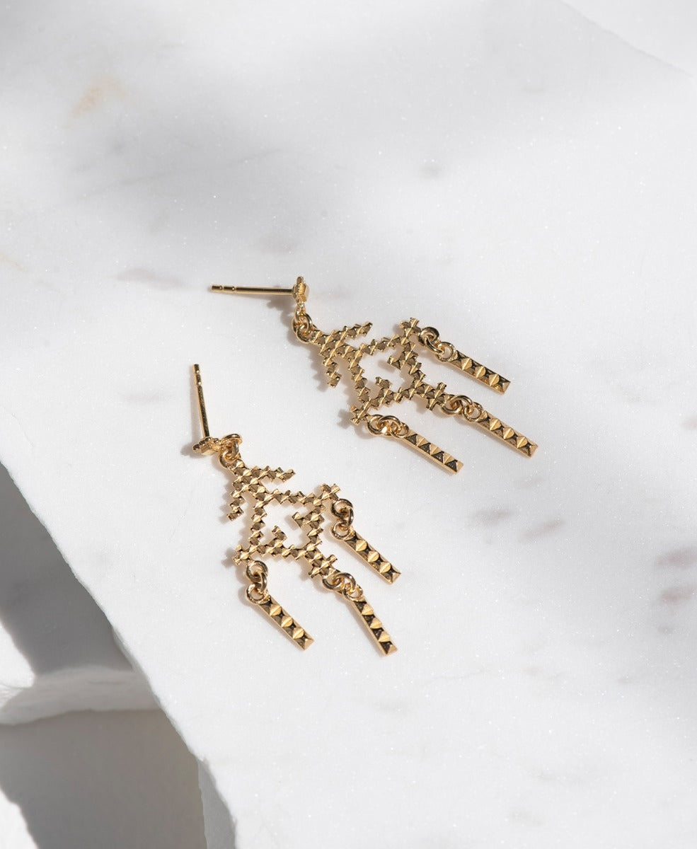 Ayni Earrings - 22k Gold Vermeil