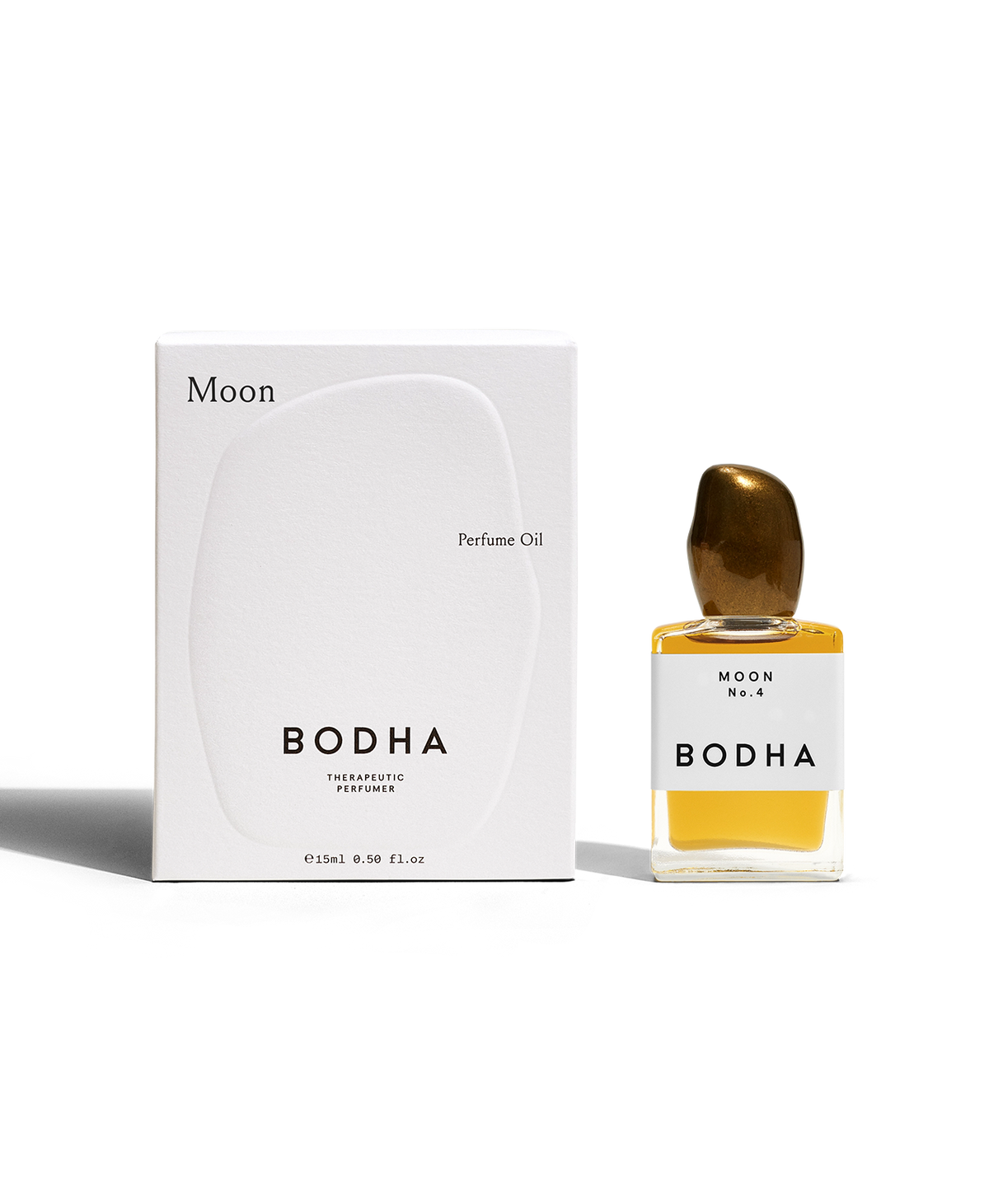 Moon Perfume Oil - Reflective minerals powder & wood, 15ml