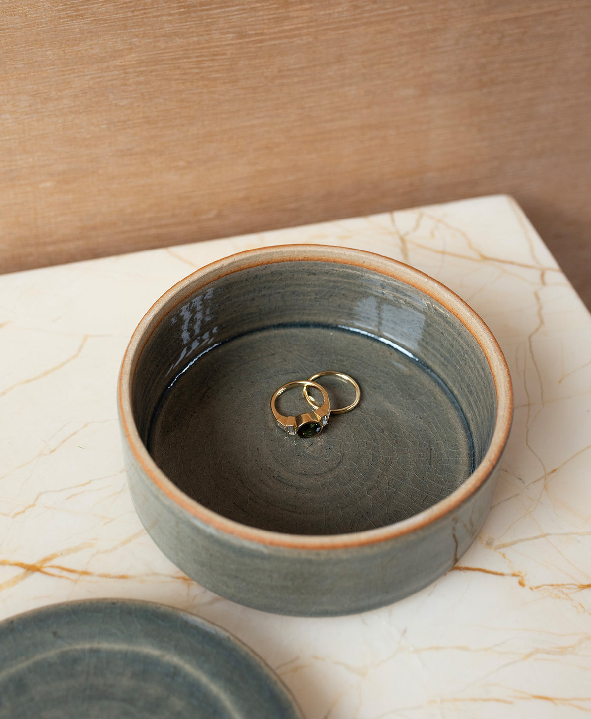 Ceramic Jewellery Box - Seamist
