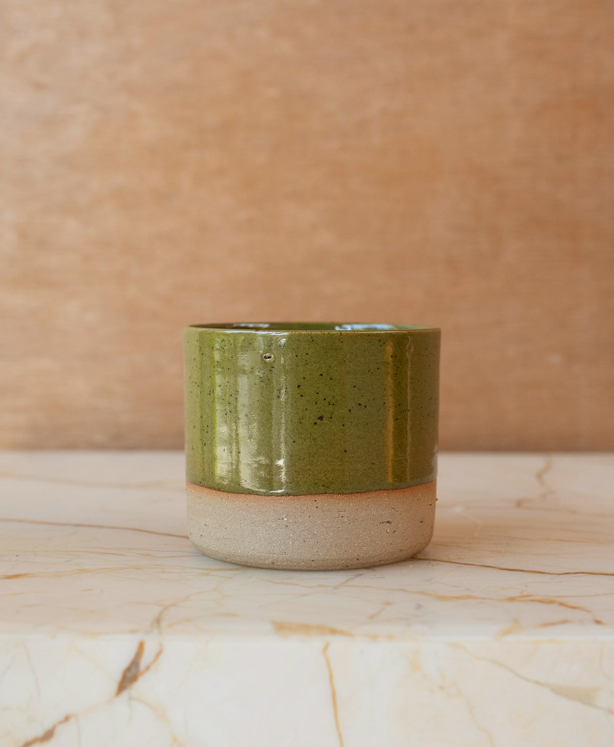 Ceramic Bathers Tumbler - Forest Green