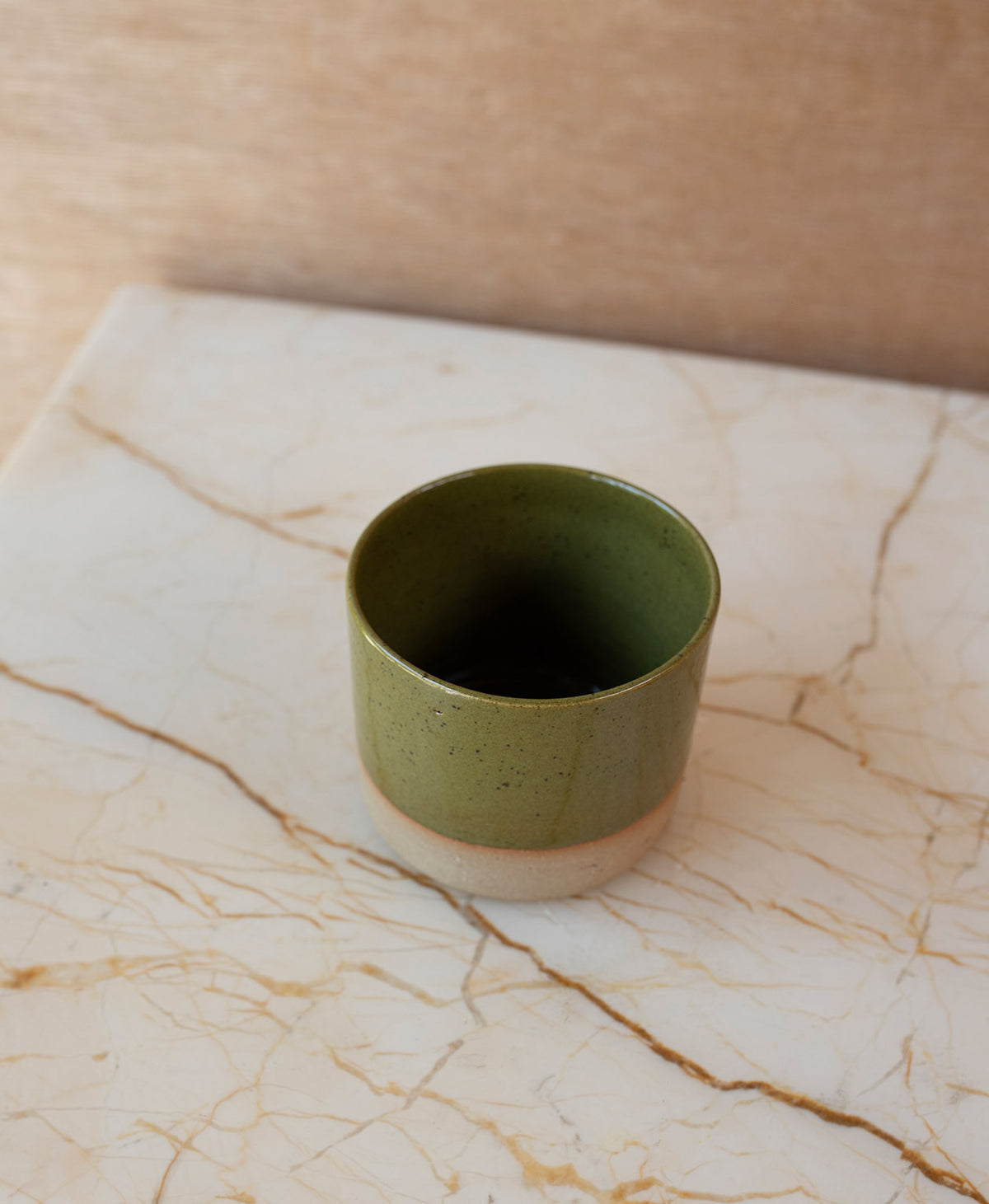 Ceramic Bathers Tumbler - Forest Green