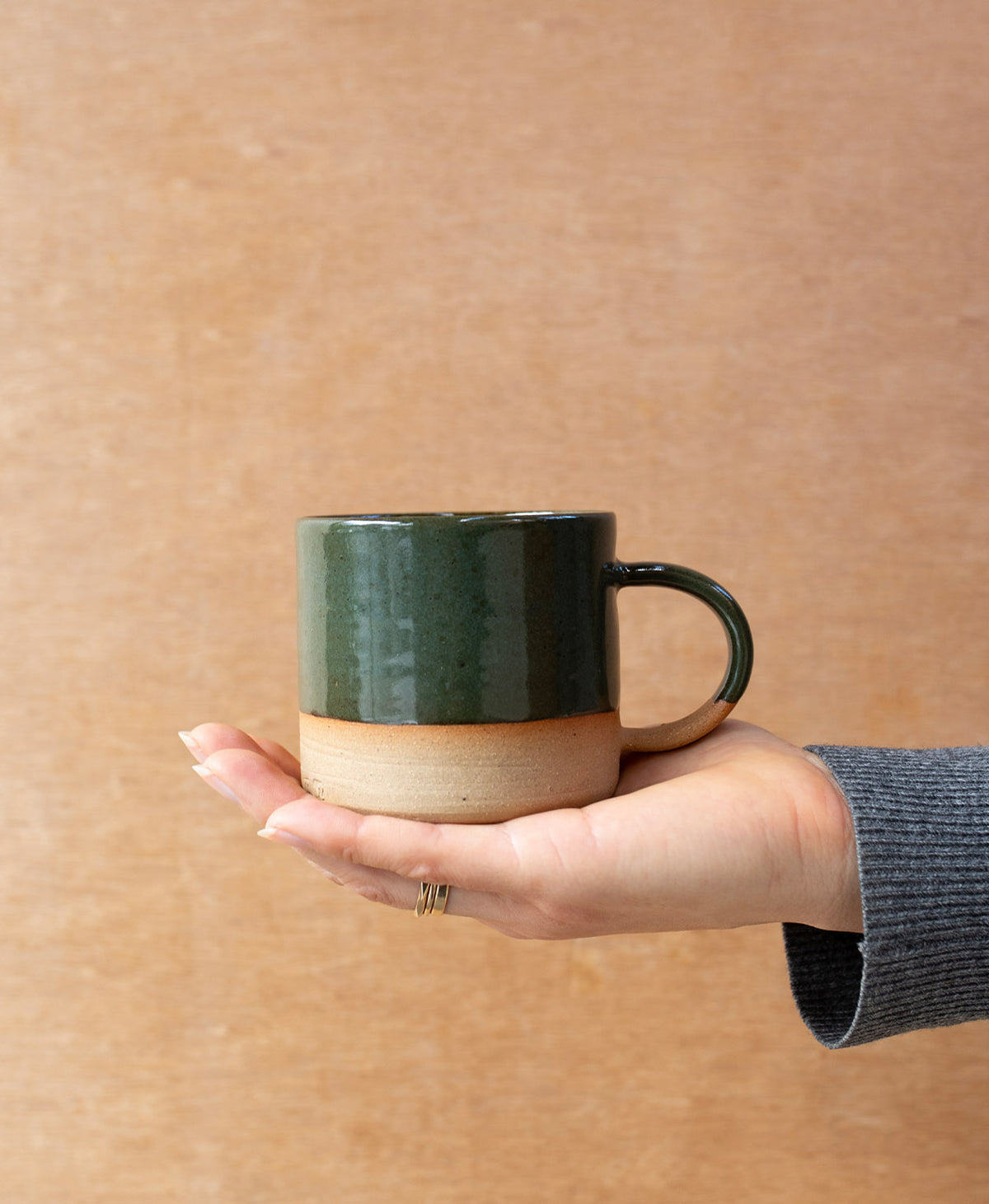 Ceramic Mini Mug - Jade Green