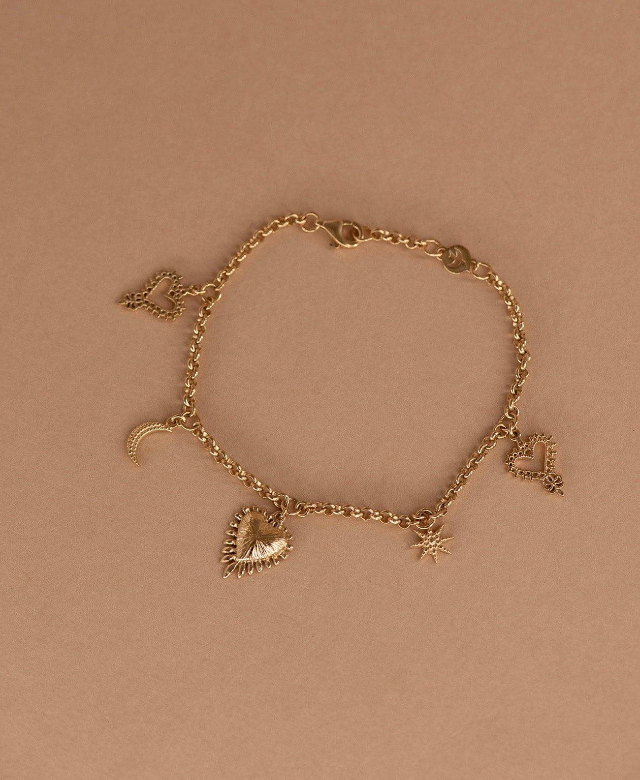 Charmed Bracelet - 22k Gold Vermeil | Zoë & Morgan NZ