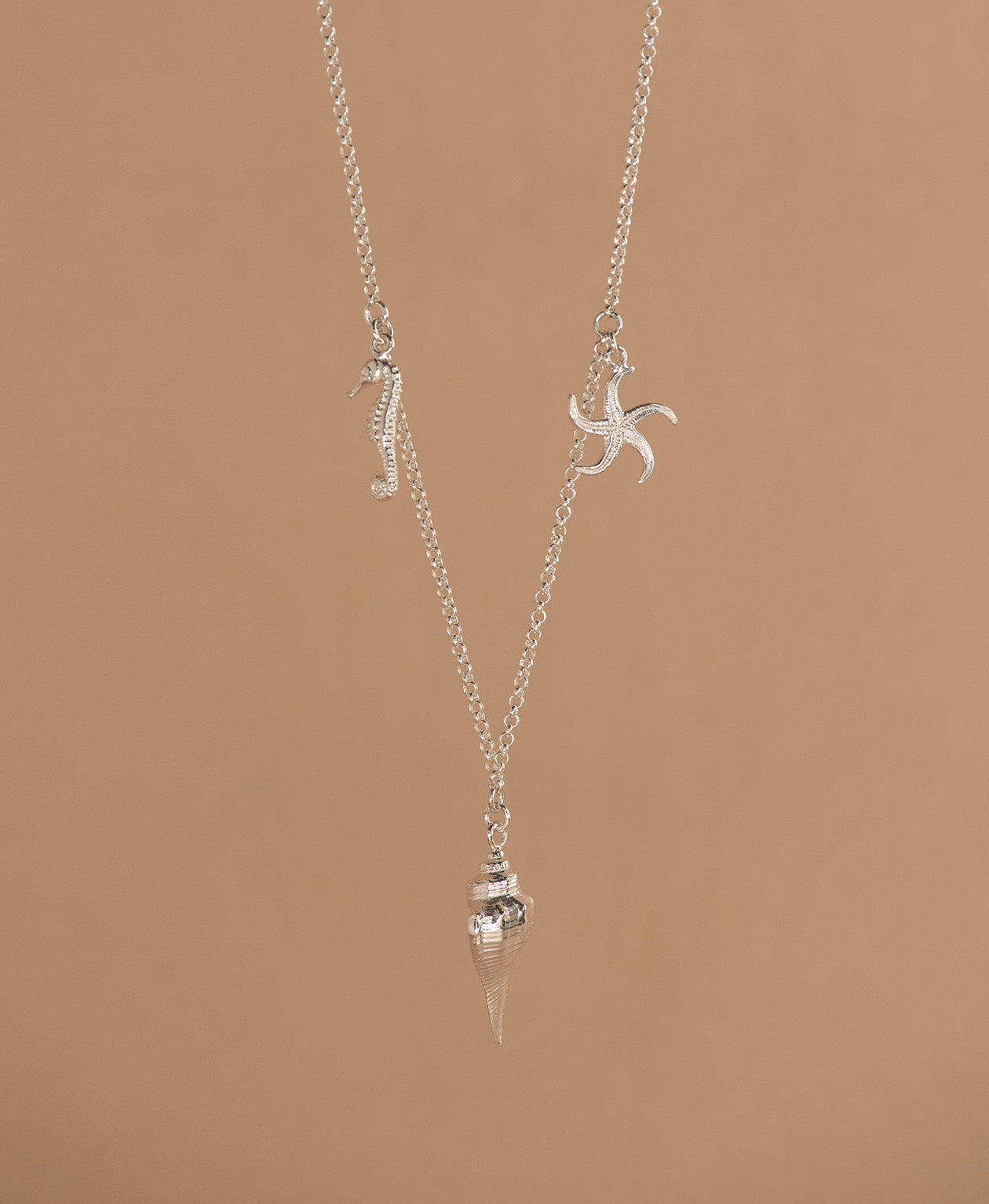 Charmed by the Sea Necklace - 925 Sterling Silver