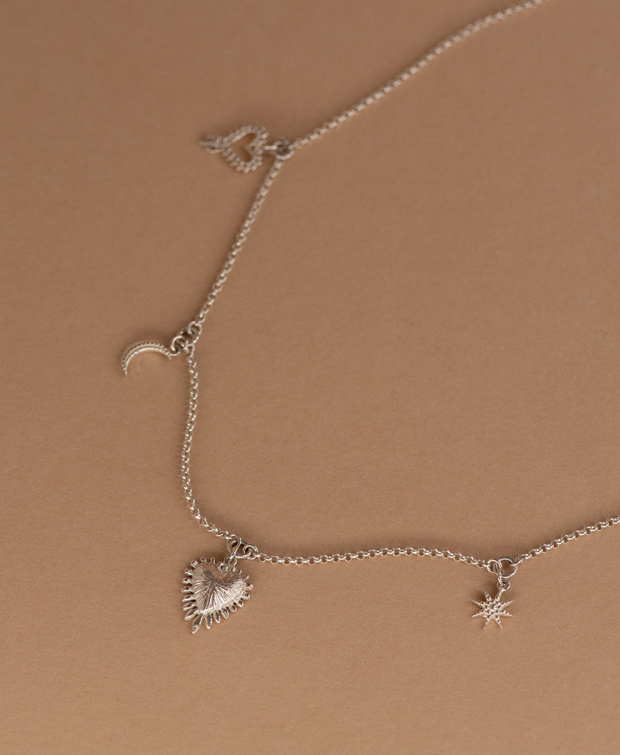 Charmed Necklace - 925 Sterling Silver | Zoë & Morgan NZ Charmed Necklace - 925 Sterling Silver | Zoë & Morgan NZ