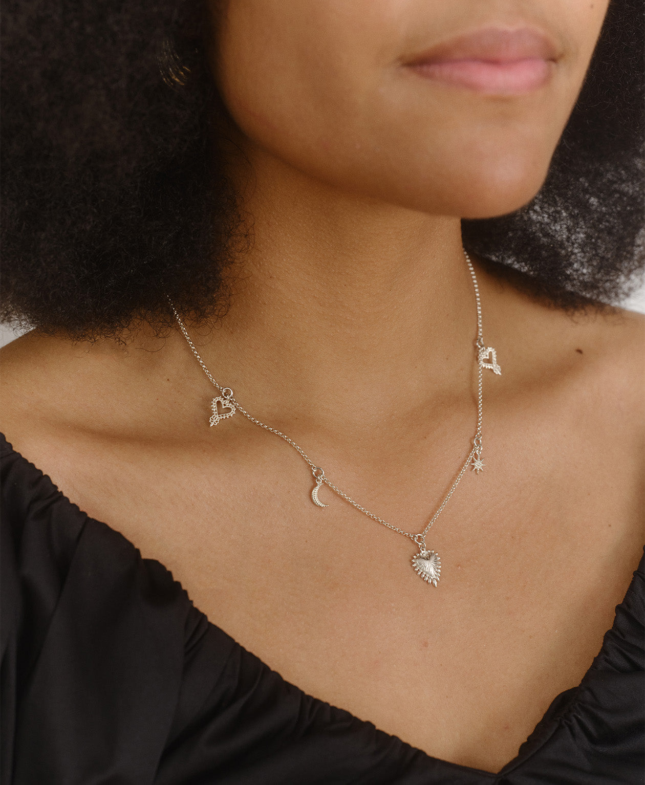 Charmed Necklace - 925 Sterling Silver | Zoë & Morgan NZ