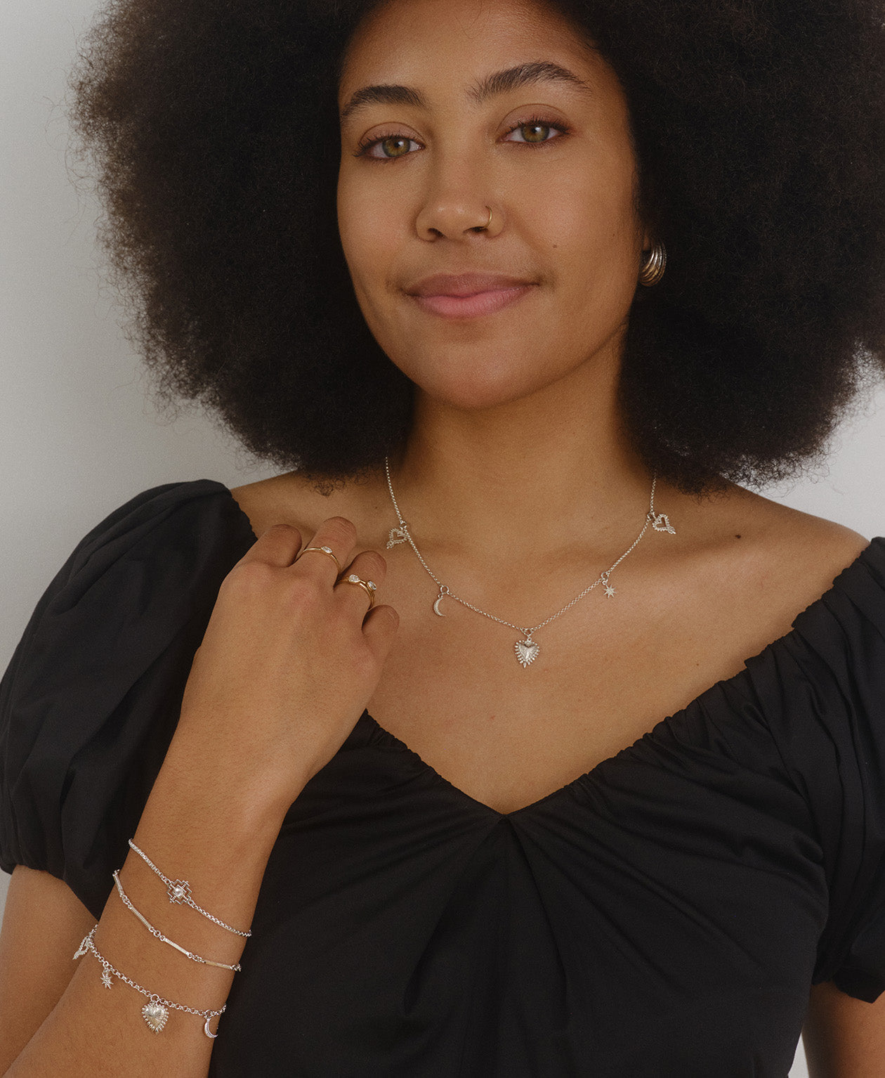 Charmed Necklace - 925 Sterling Silver