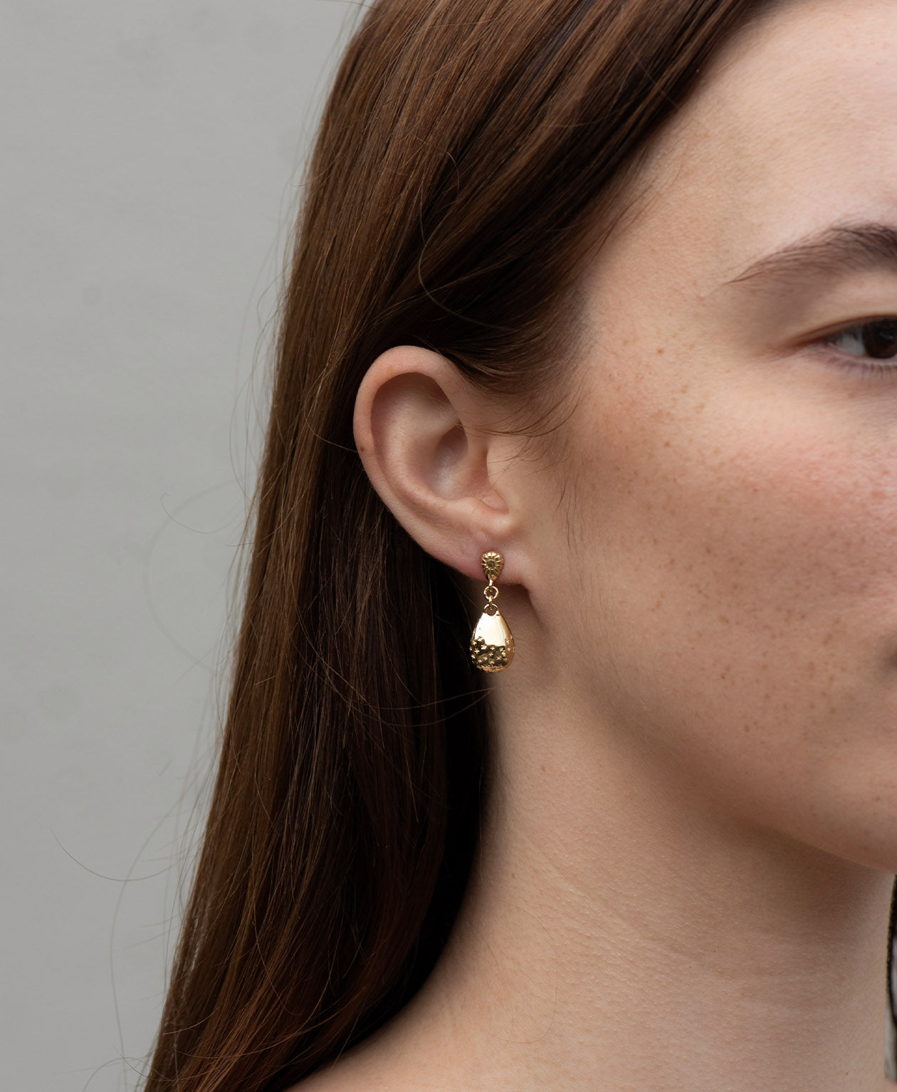 Cosmic Drop Earrings - 22k Gold Vermeil
