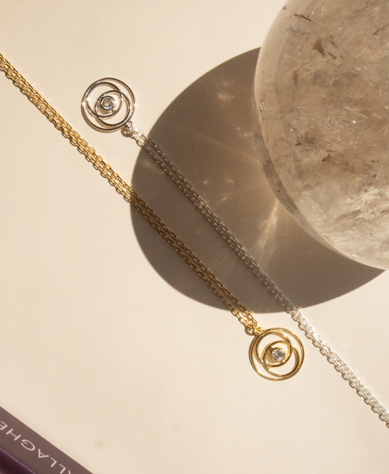 Z&M X Kirsty Gallagher Cosmic Purpose Necklace - 925 Sterling Silver, Aquamarine