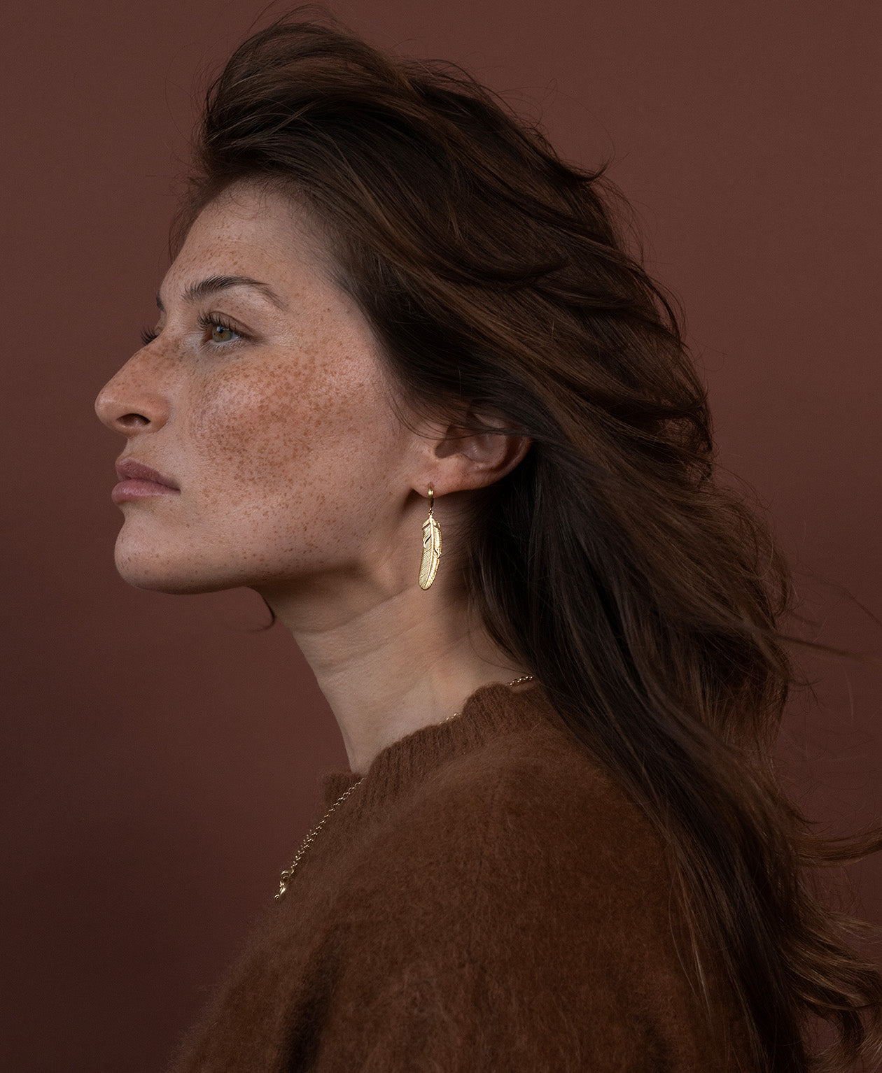 Eagle Earrings - 22k Gold Vermeil