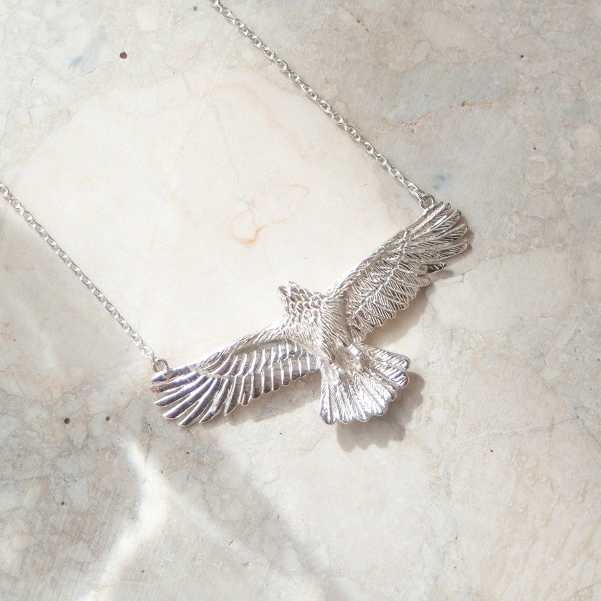 Eagle Necklace - 925 Sterling Silver | Zoë & Morgan NZ