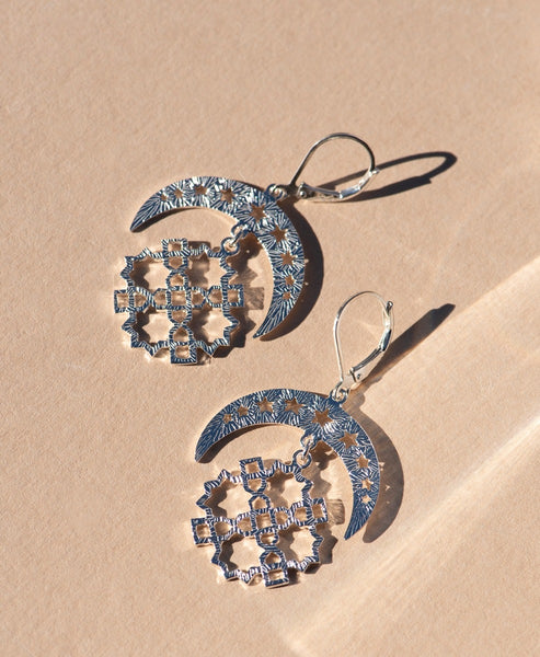 Essaouira Earrings - 925 Sterling Silver | Zoë & Morgan NZ