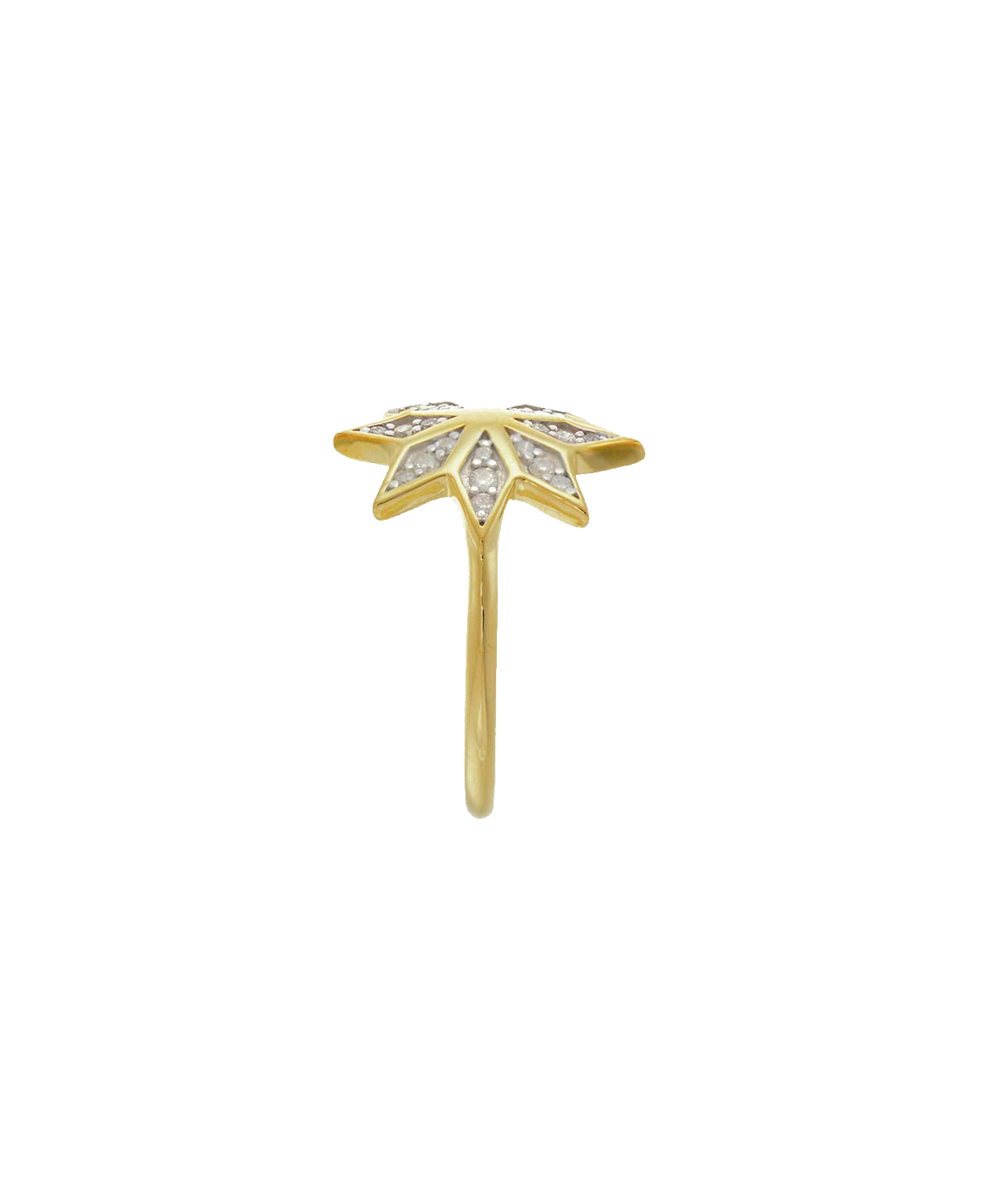 Lakshmi Ring - 9k Yellow Gold, Diamond | Zoë & Morgan NZ