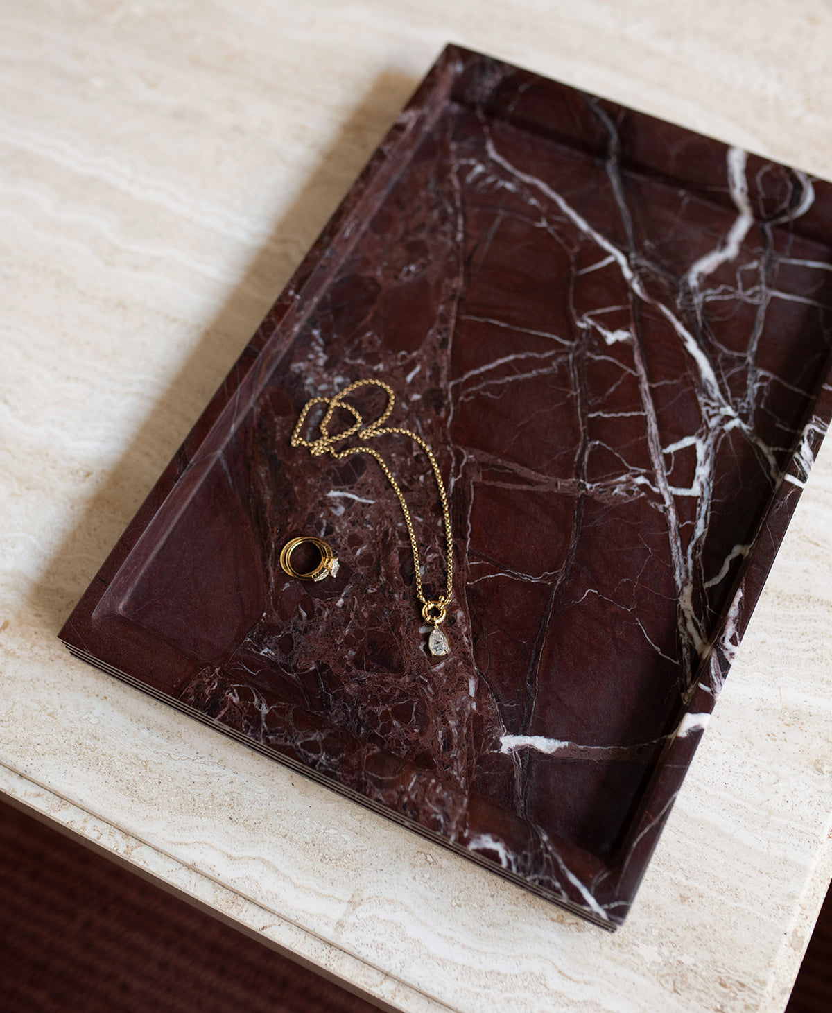 Celesta Tray - Merlot