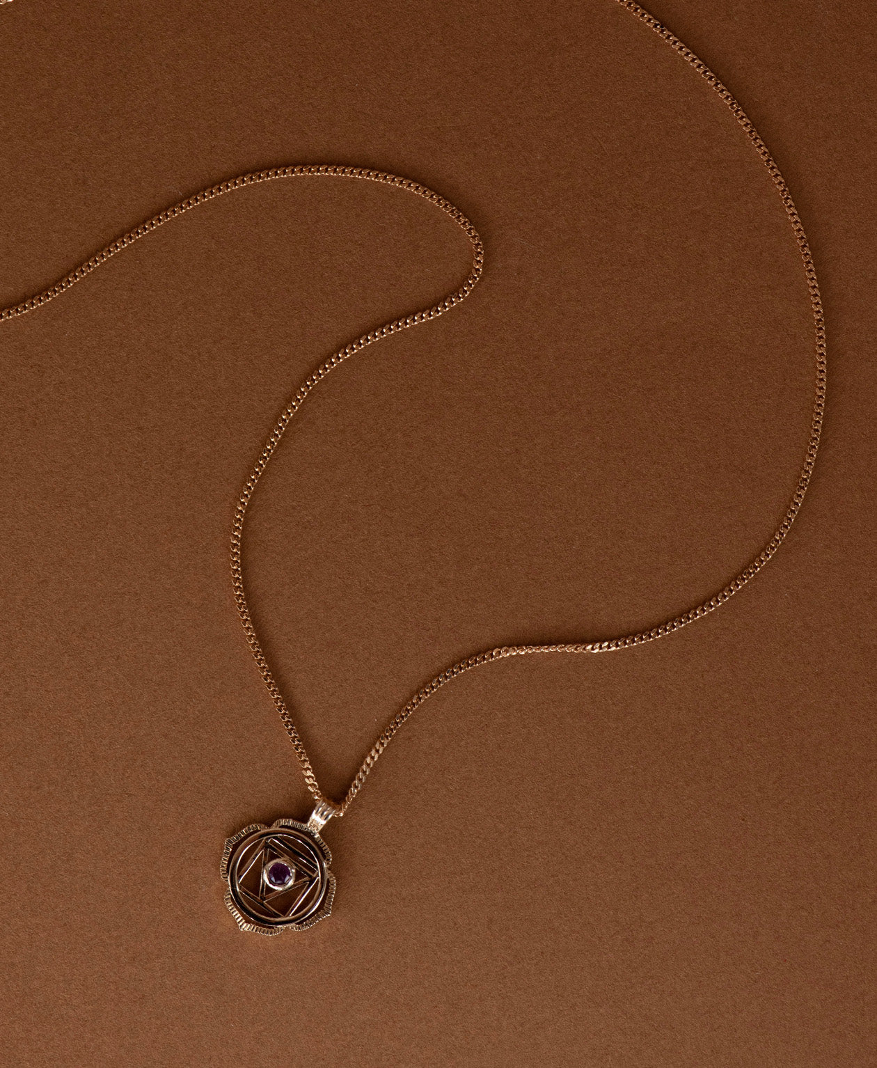 Grounding Chakra Necklace - 9k Yellow Gold