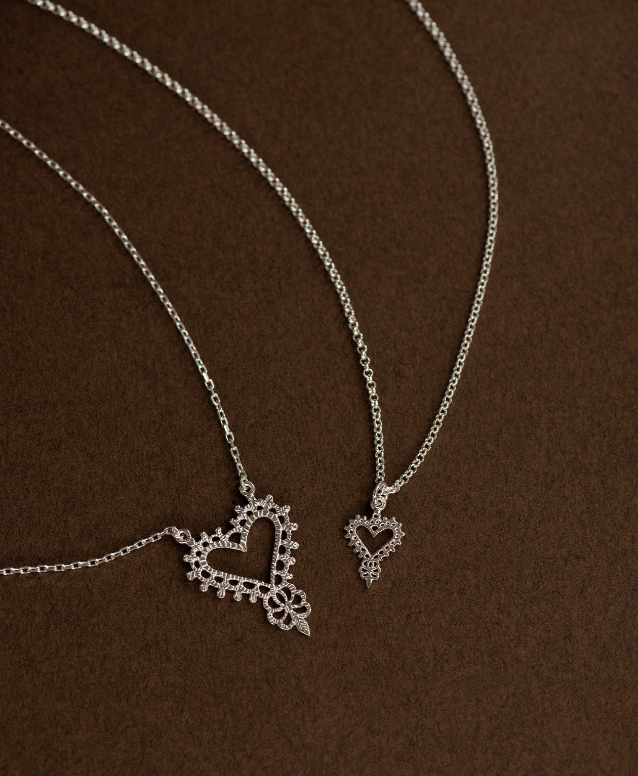 Mini Gypsy Heart Necklace - 925 Sterling Silver | Zoë & Morgan NZ