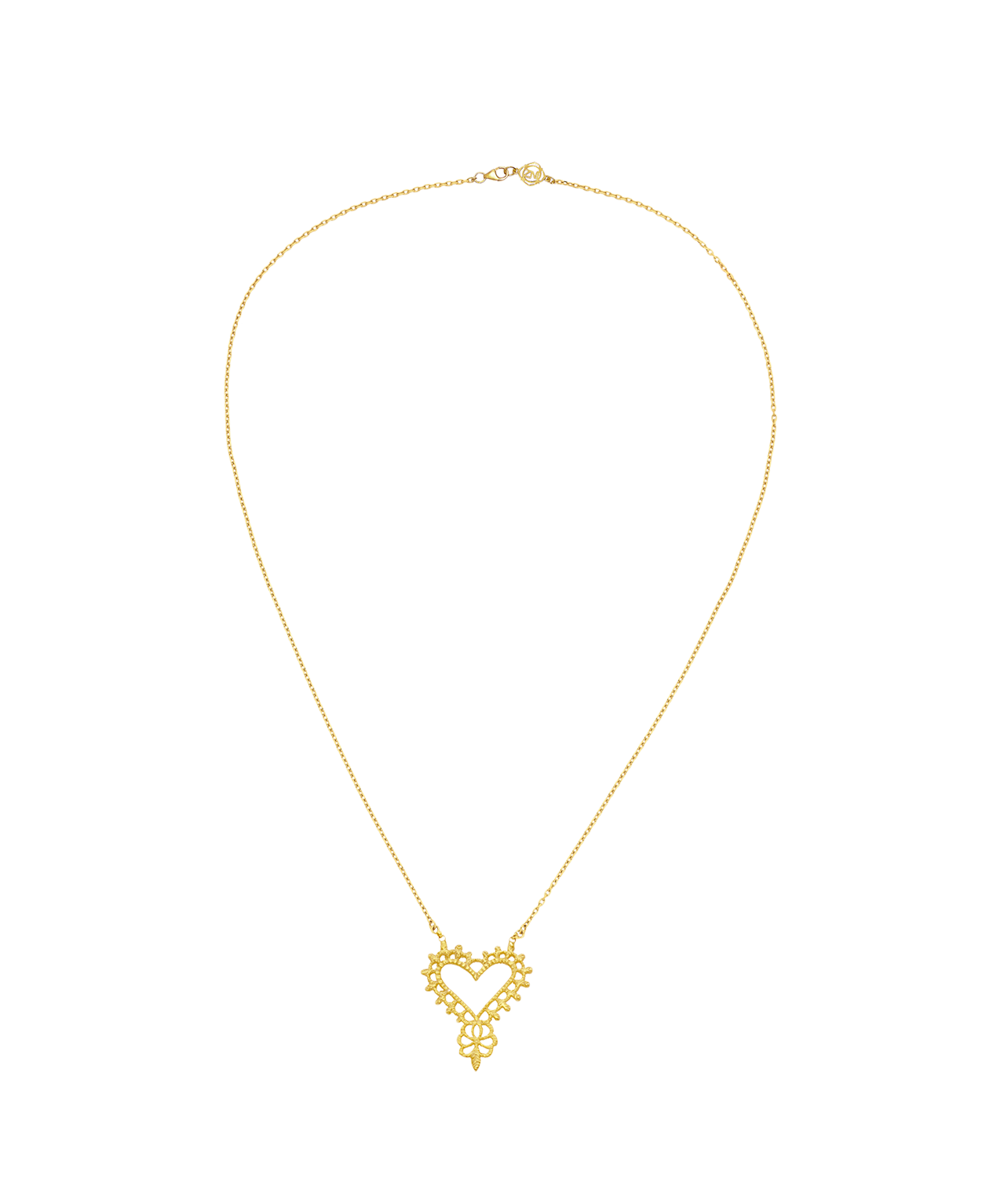 Gypsy Love Necklace - 22k Gold Vermeil