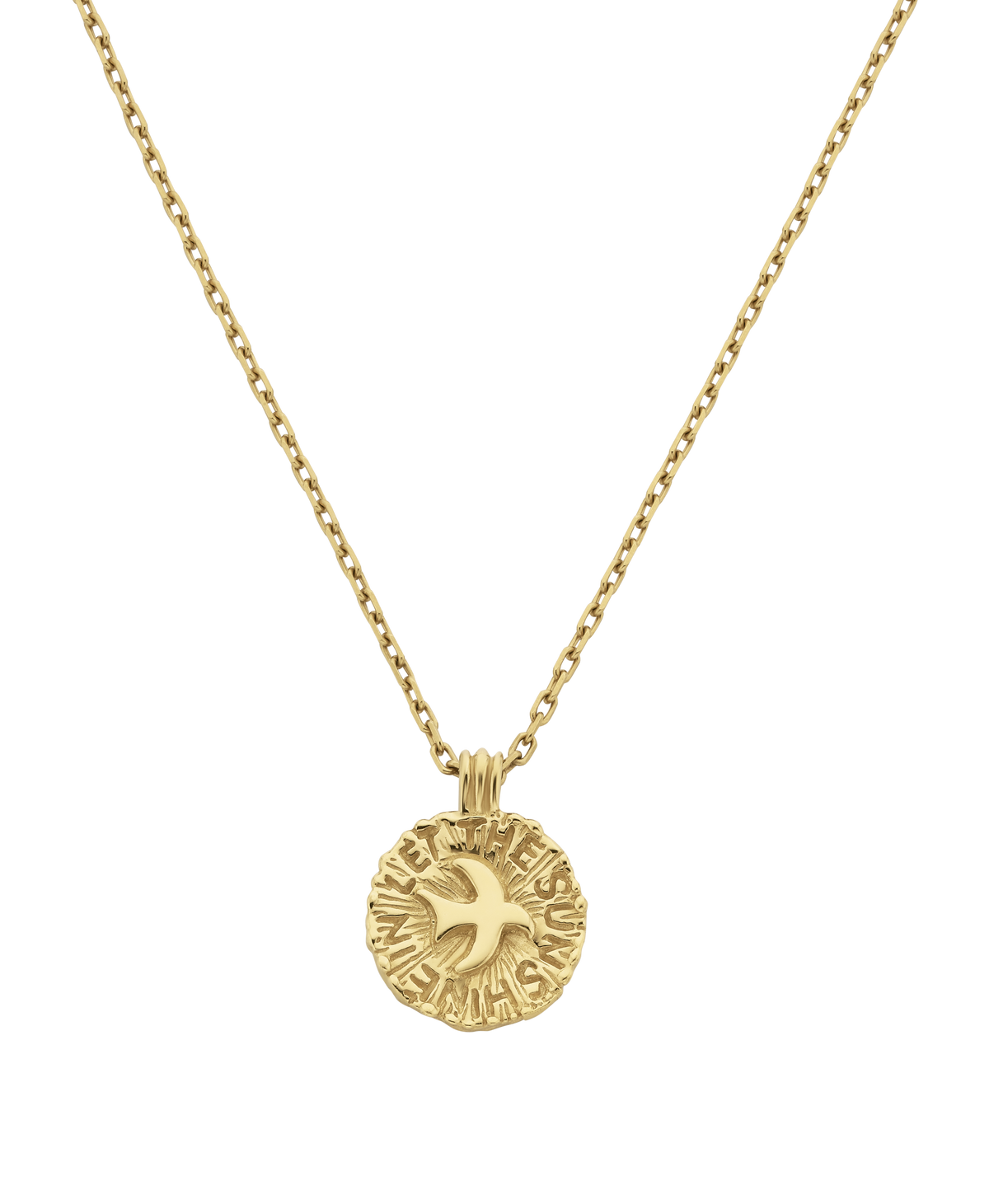 Let the Sun Shine In Necklace - 22k Gold Vermeil | Zoë & Morgan NZ