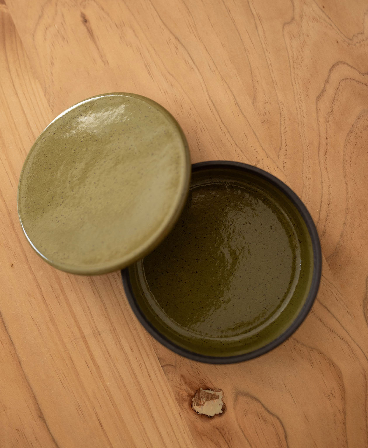 Ceramic Jewellery Box - Tōtara Green