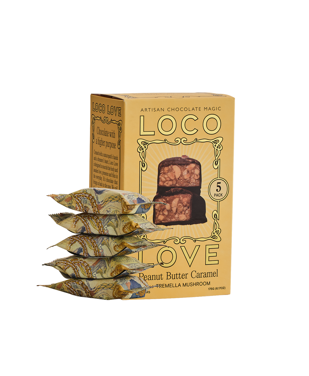 Truffle Bar 5 Pack - Peanut Butter Caramel