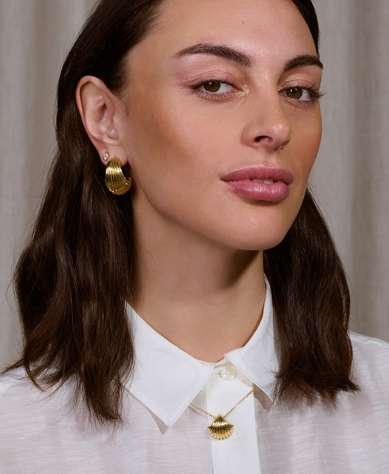 Lucia Hoops - 22k Gold Vermeil