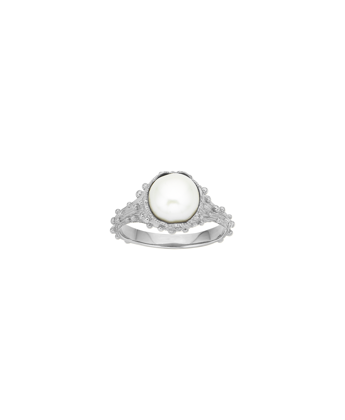 Lulu Ring - 925 Sterling Silver, Pearl | Zoë & Morgan NZ