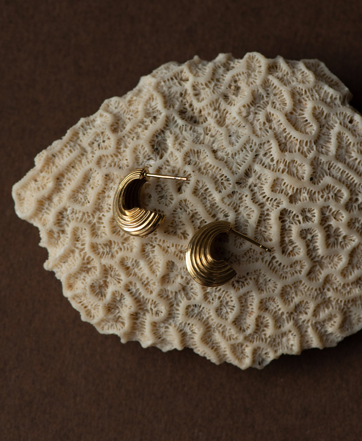 Mini Lucia Hoops - 22k Gold Vermeil