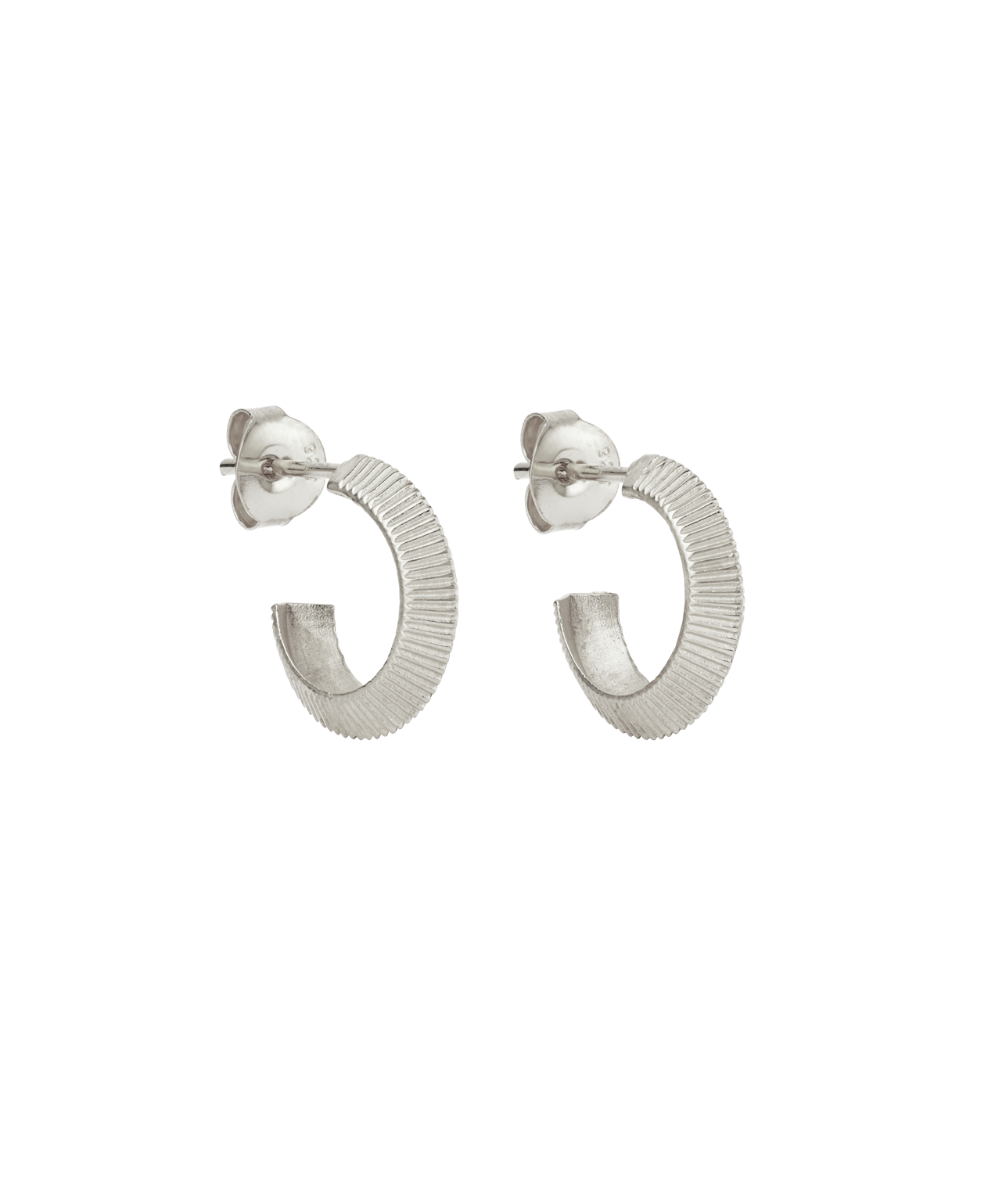 Mini Tasa Hoop Earrings - 925 Sterling Silver