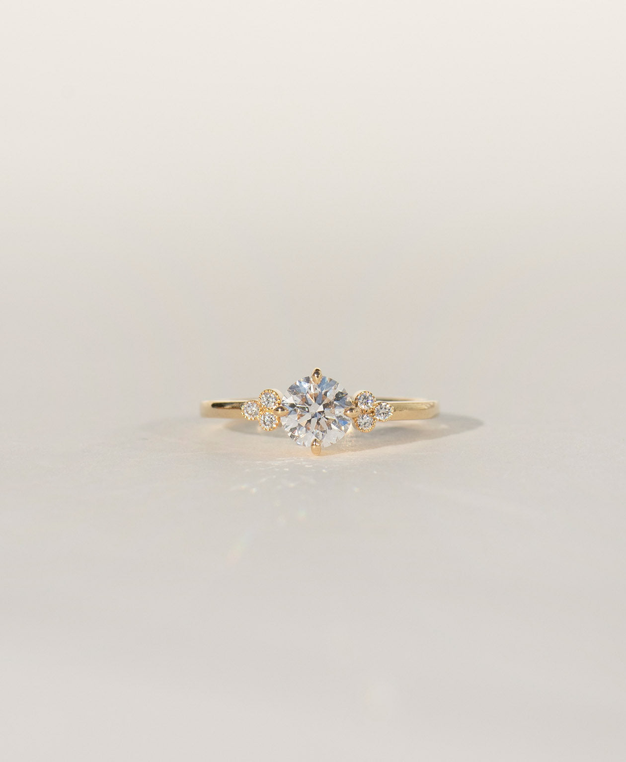 Mon Cheri Engagement Ring - 18k Yellow Gold, Round Brilliant Cut Diamond 0.70 carat