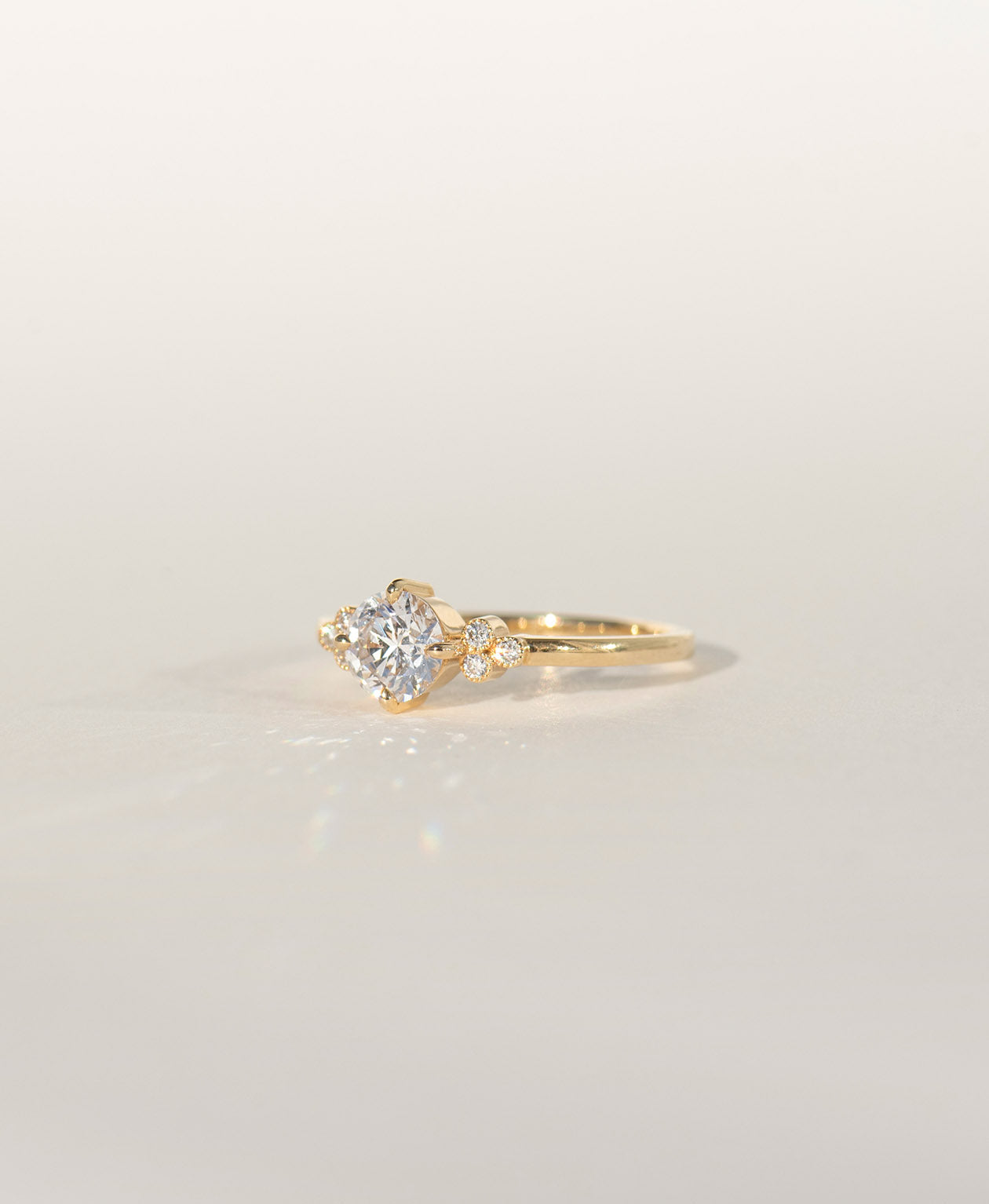 Mon Cheri Engagement Ring - 18k Yellow Gold, Round Brilliant Cut Diamond 0.70 carat