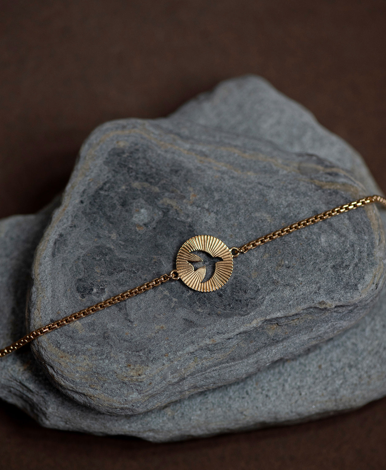 Moonbird Bracelet  - 22k Gold Vermeil