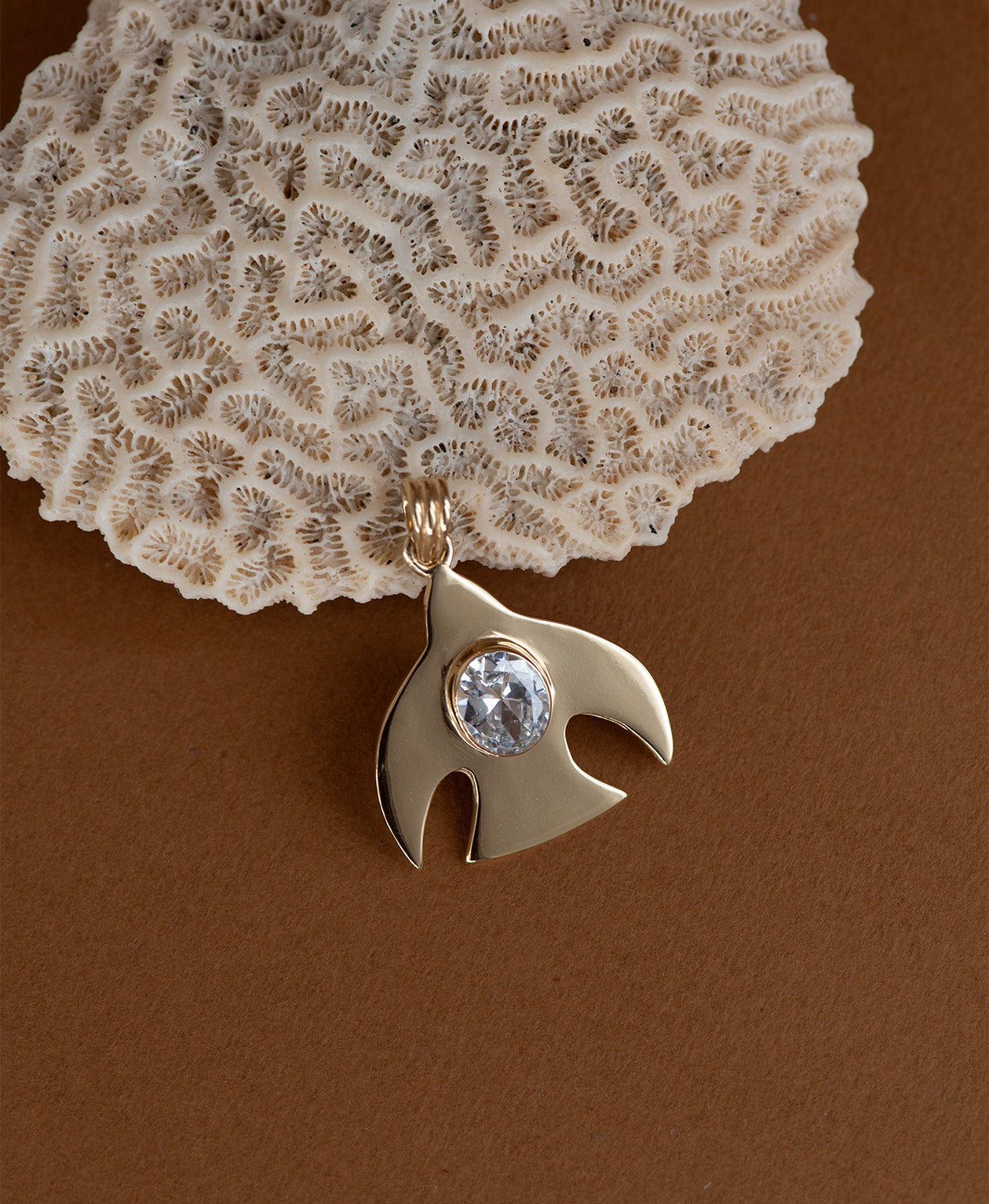 Moonbird Charm - 22k Gold Vermeil
