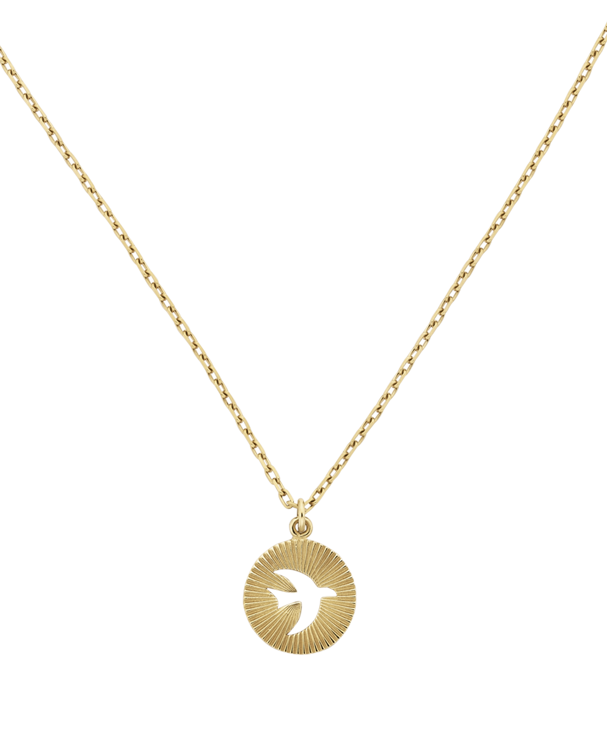 Moonbird Necklace - 22k Gold Vermeil