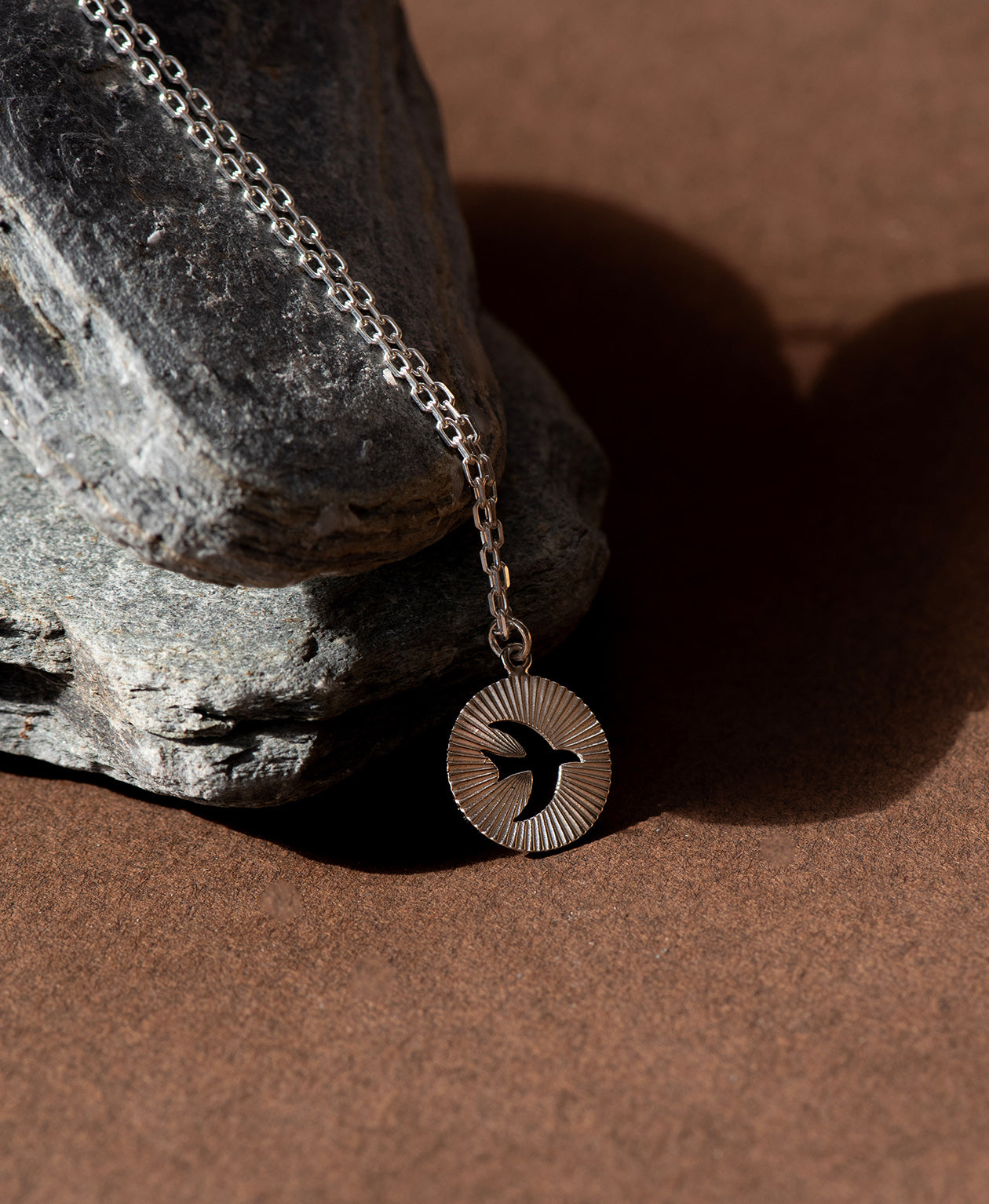 Moonbird Necklace - 925 Sterling Silver