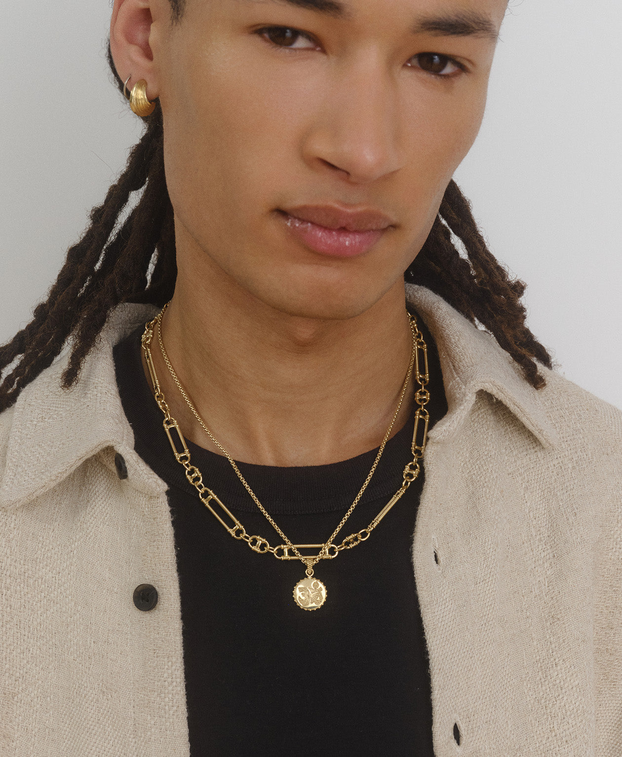 Ōm Necklace - 22k Gold Vermeil