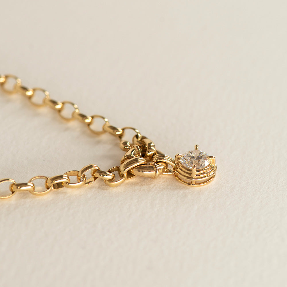 One of a Kind 426 - 18k Yellow Gold, Garnet | Zoë & Morgan NZ