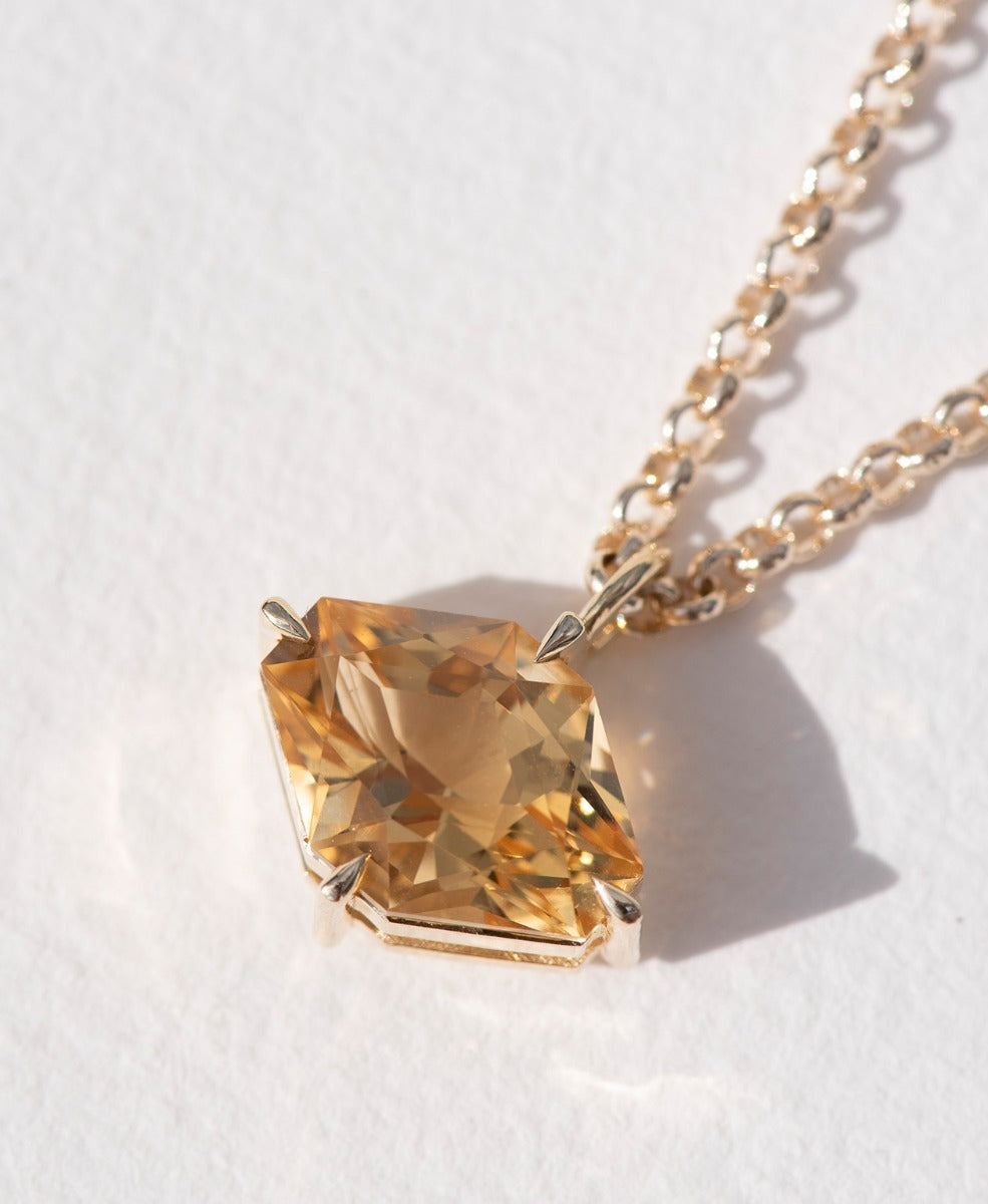 One of a Kind 380 - 9k Yellow Gold, Citrine