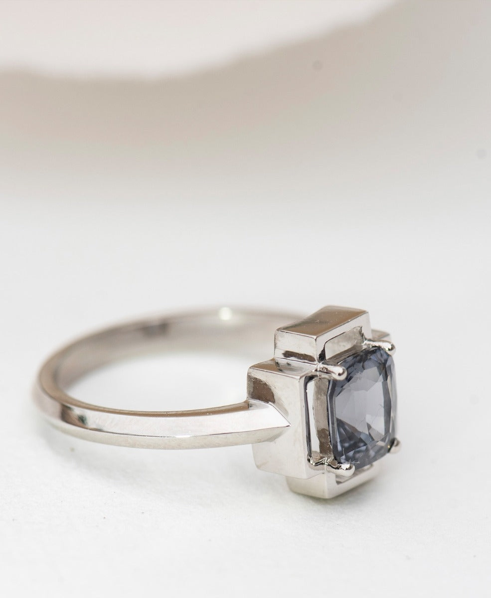 One of a Kind 402 - Platinum, Grey Spinel