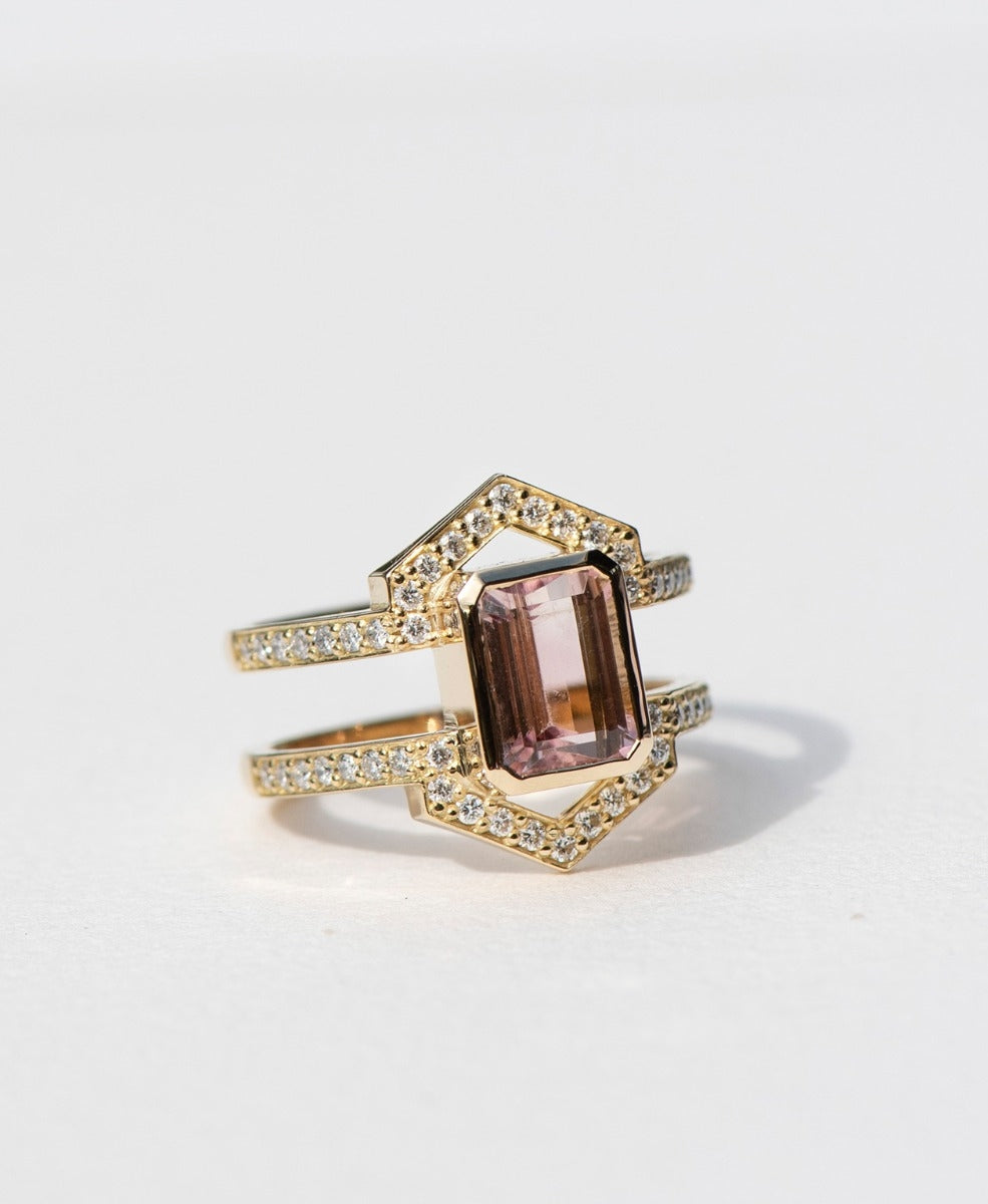 One of a Kind 403 - 18k Yellow Gold, Pink Tourmaline