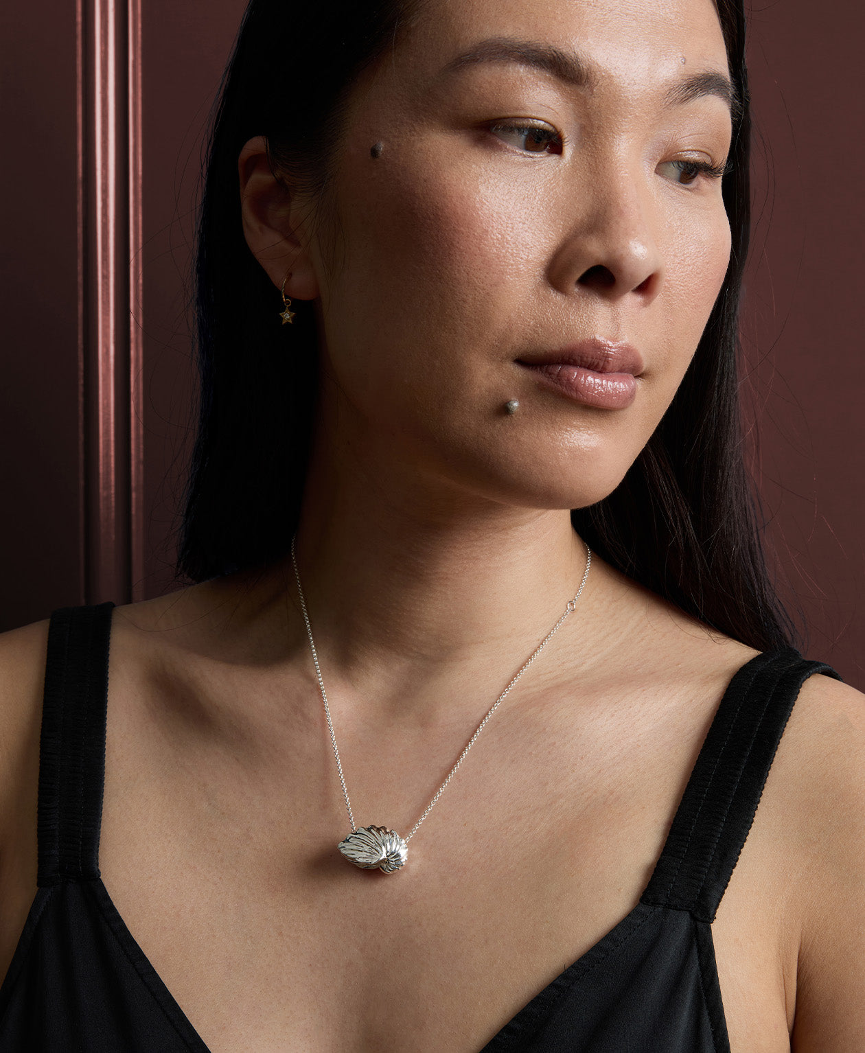Paper Nautilus Necklace - 925 Sterling Silver