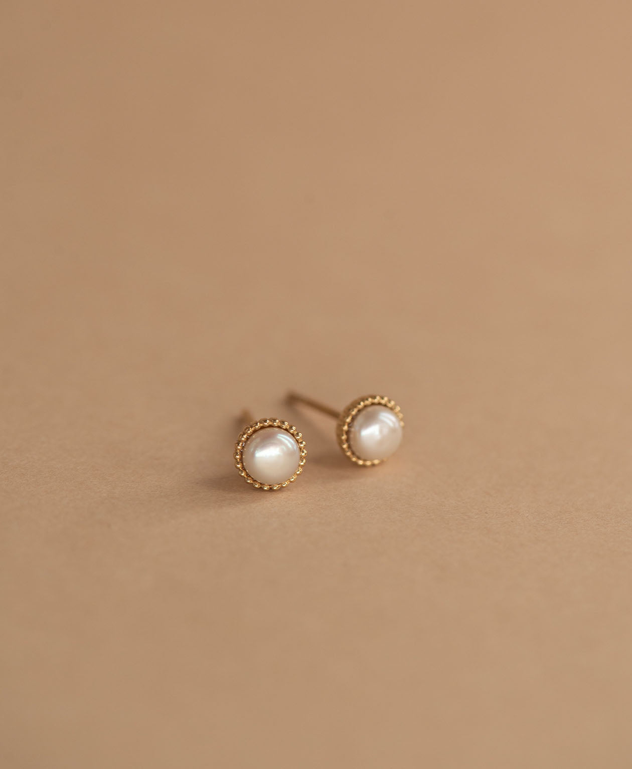 Pearl Earrings - 22k Gold Vermeil, Freshwater Pearl