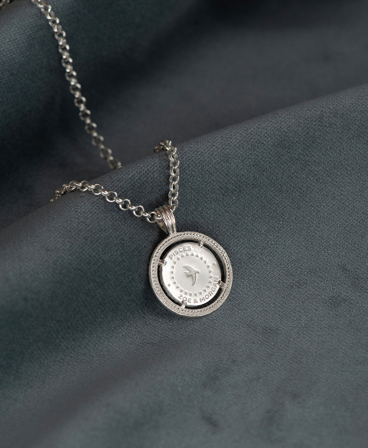 Pisces Necklace - 925 Sterling Silver | Zoë & Morgan NZ