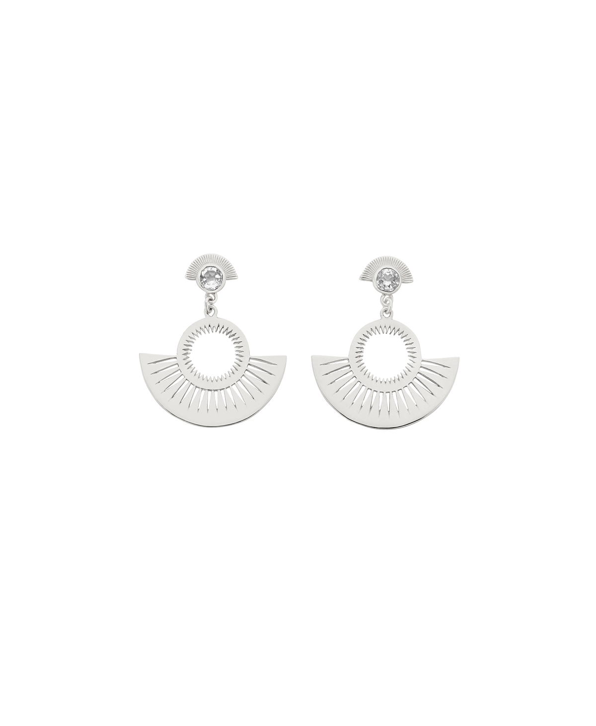 Pocket Full of Sunshine Earrings - 925 Sterling Silver, Rose