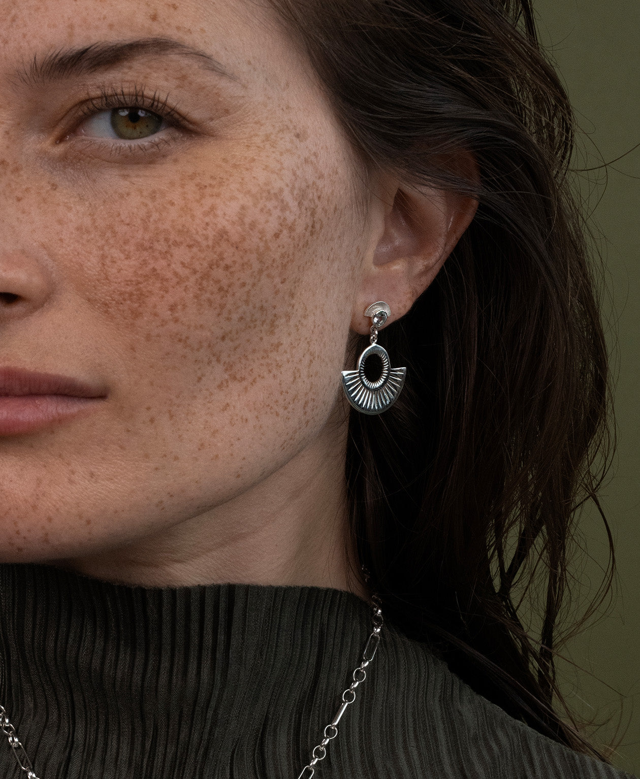 Pocket Full of Sunshine Earrings - 925 Sterling Silver, Aquamarine
