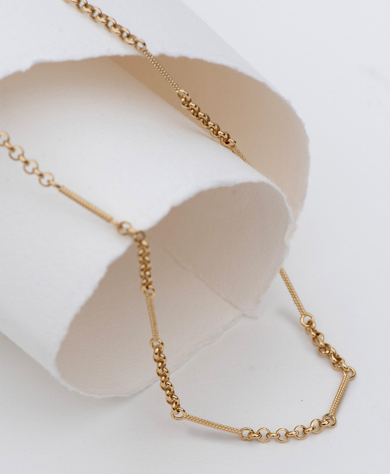 Poppy Chain (50cm) - 22k Gold Vermeil