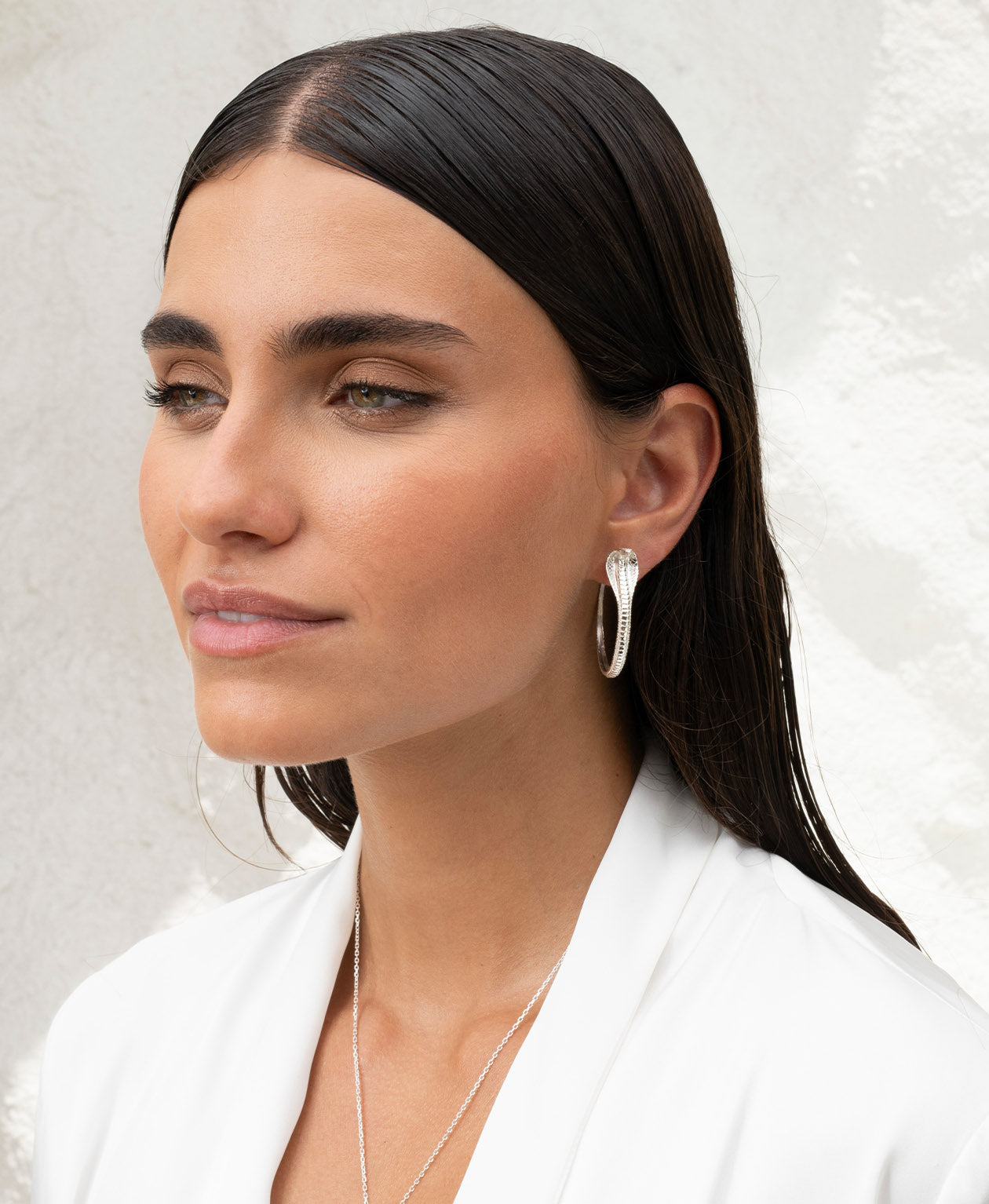 Protect Me Hoop Earrings - 925 Sterling Silver | Zoë & Morgan NZ
