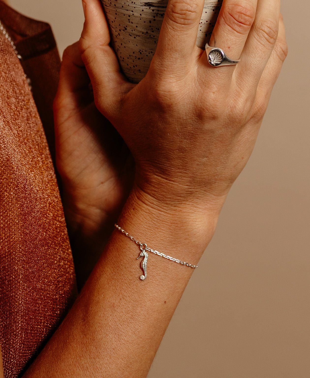 Seahorse Bracelet - 925 Sterling Silver | Zoë & Morgan NZ