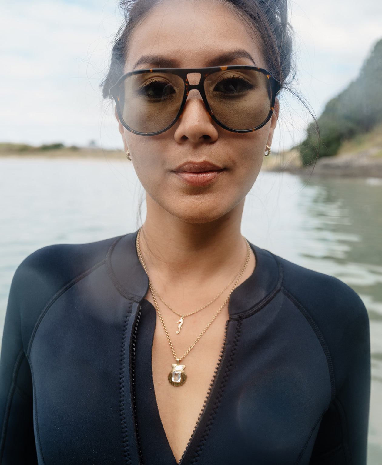Seahorse Necklace - 22k Gold Vermeil